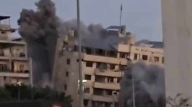 Израильская авиация снесла многоэтажное здание в центре Бейрута - «Новости»