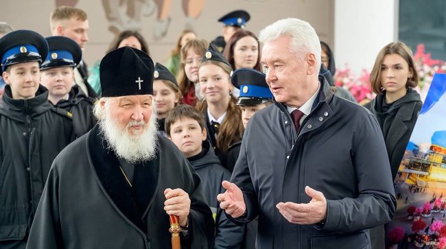 Сергей Собянин поздравил патриарха Кирилла с днем тезоименитства - «Новости»