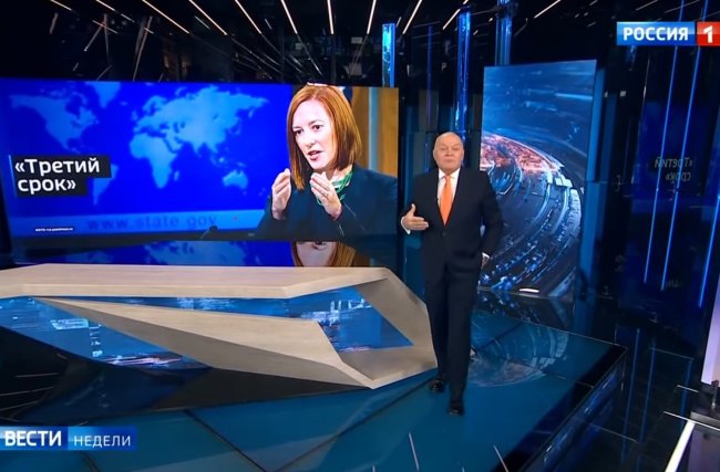 Киселев возрождает старые фейки о советнице Байдена Джен Псаки - «Антифейк»